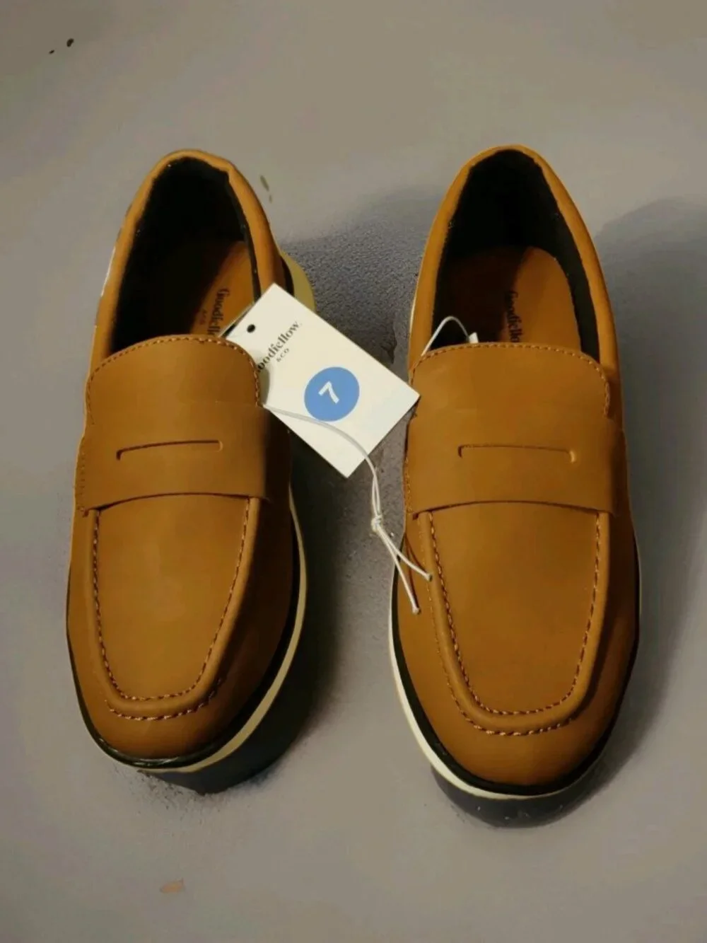 Goodfellow & Co Men's Brown Cognac Kobi Hybrid Loafer New in Box Size 7